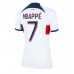 Maillot de foot Paris Saint-Germain Kylian Mbappe #7 Extérieur vêtements Femmes 2023-24 Manches Courtes